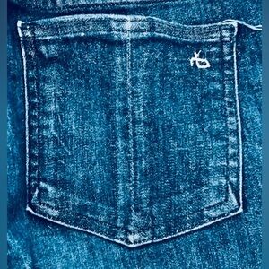 Rag & Bone Jeans Women’s 28 X 29 Blue Ankle Skinny Mid Rise Cotton Blend Denim